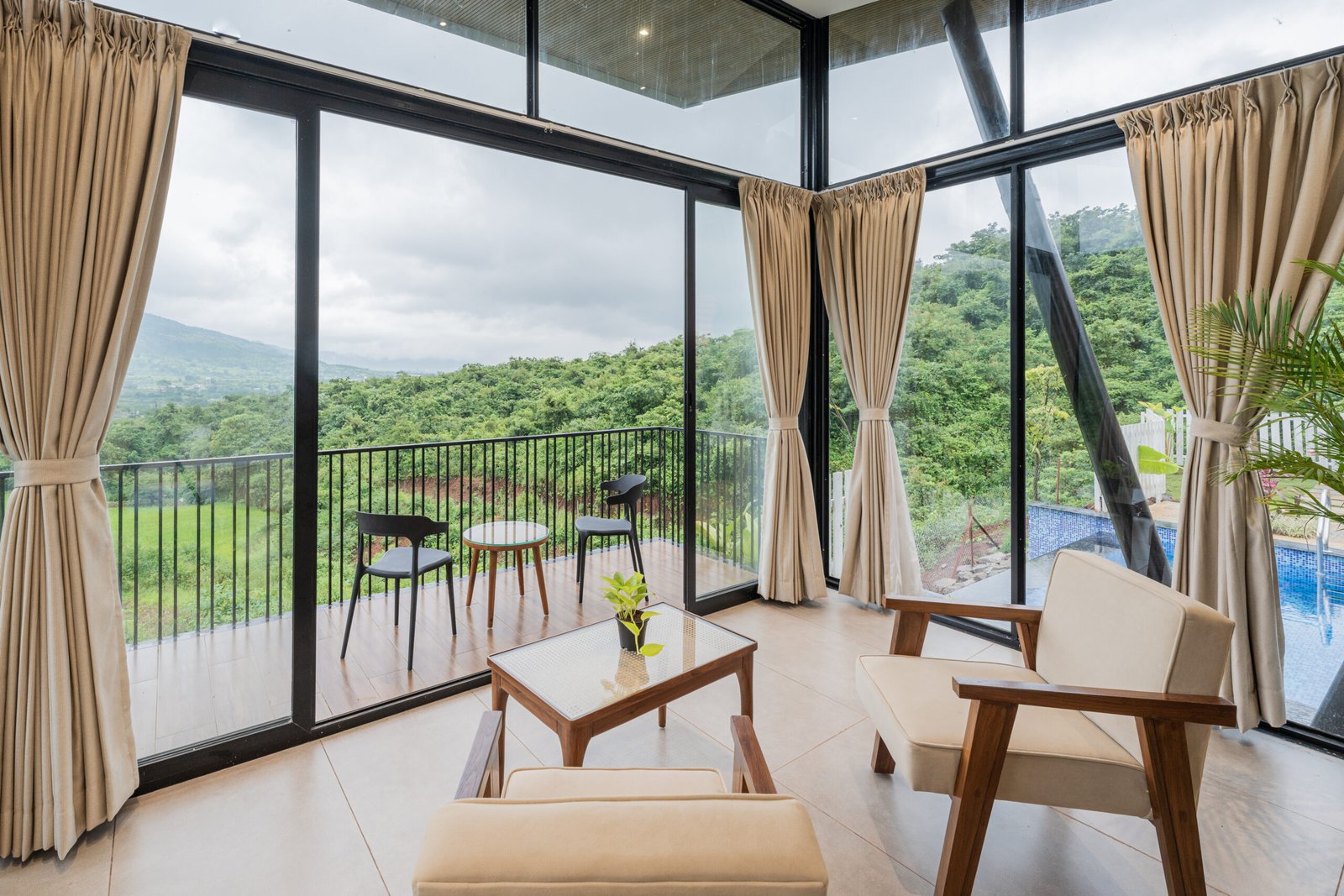 Weekend villa near Pawna Lake with pool at Tranquil Stays