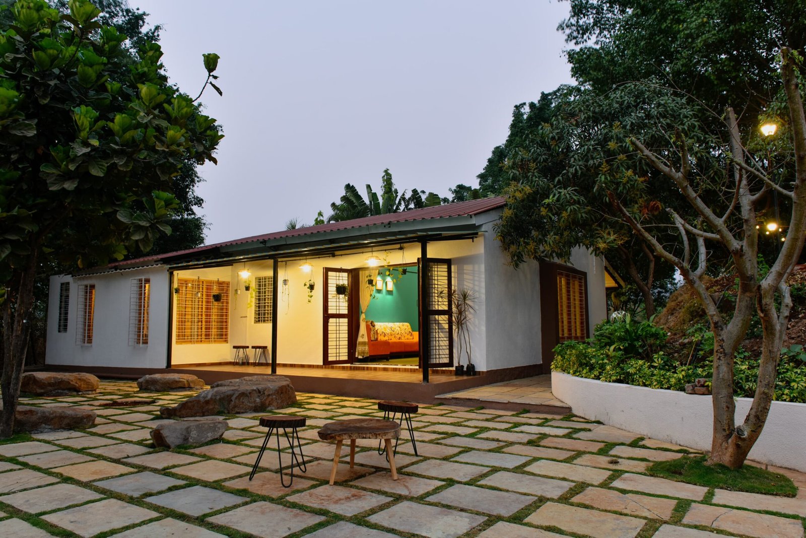 Honeymoon villa near Pune with private pool – Tranquil Stays Pawna Lake romantic stay