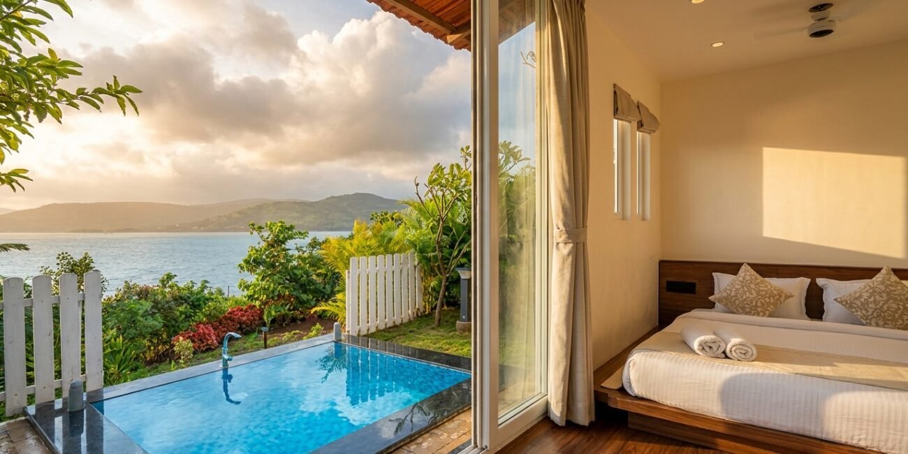 Pawna Lake villa with private pool – Tranquil Stays lakefront luxury stay Mawal Pune