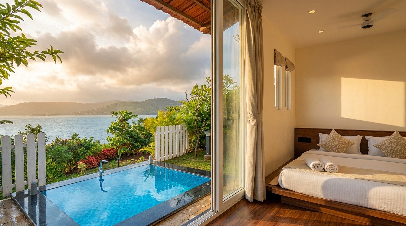 Pawna Lake villa with private pool – Tranquil Stays lakefront luxury stay Mawal Pune