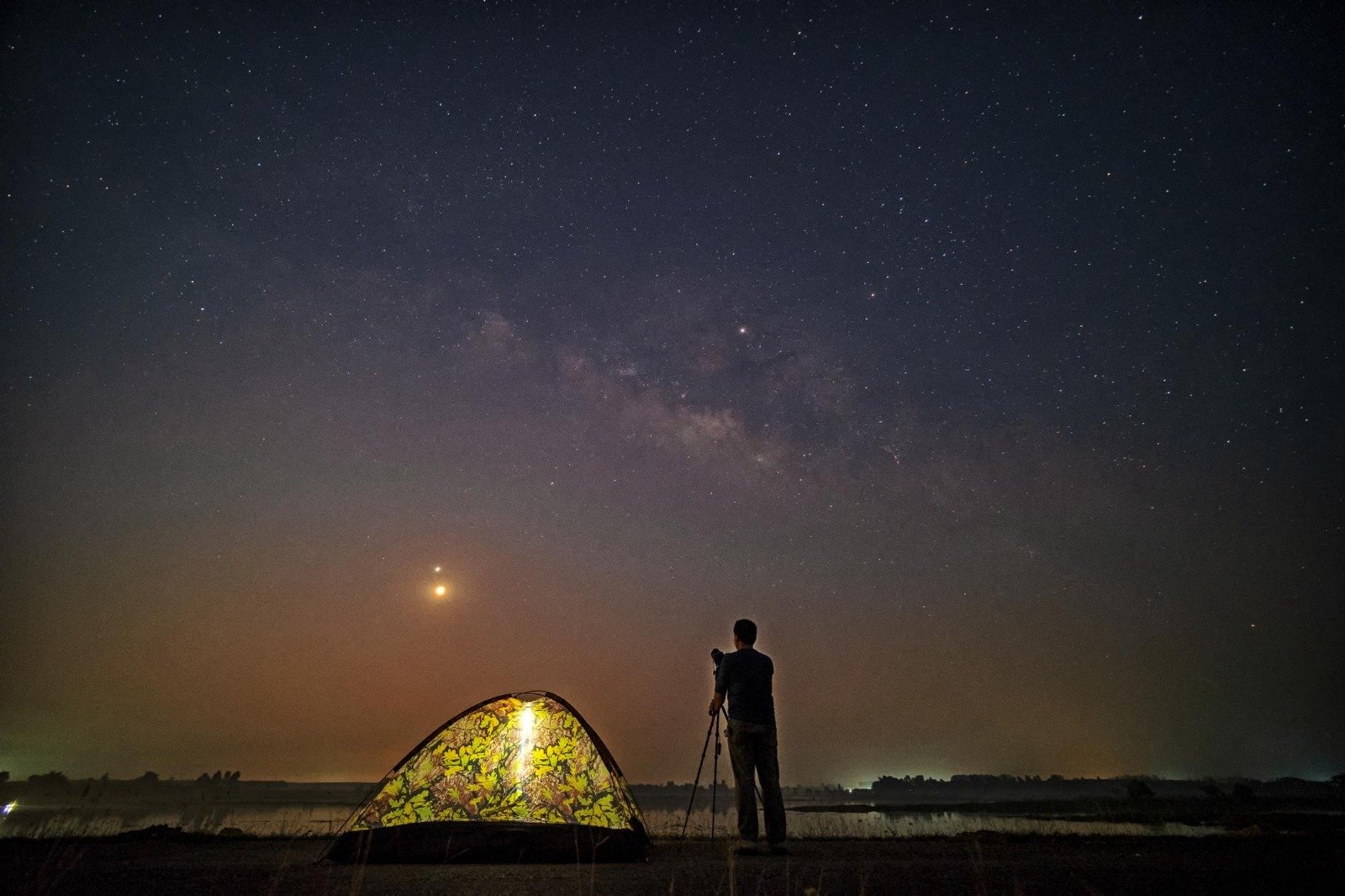 Stargazing at Pawna Lake