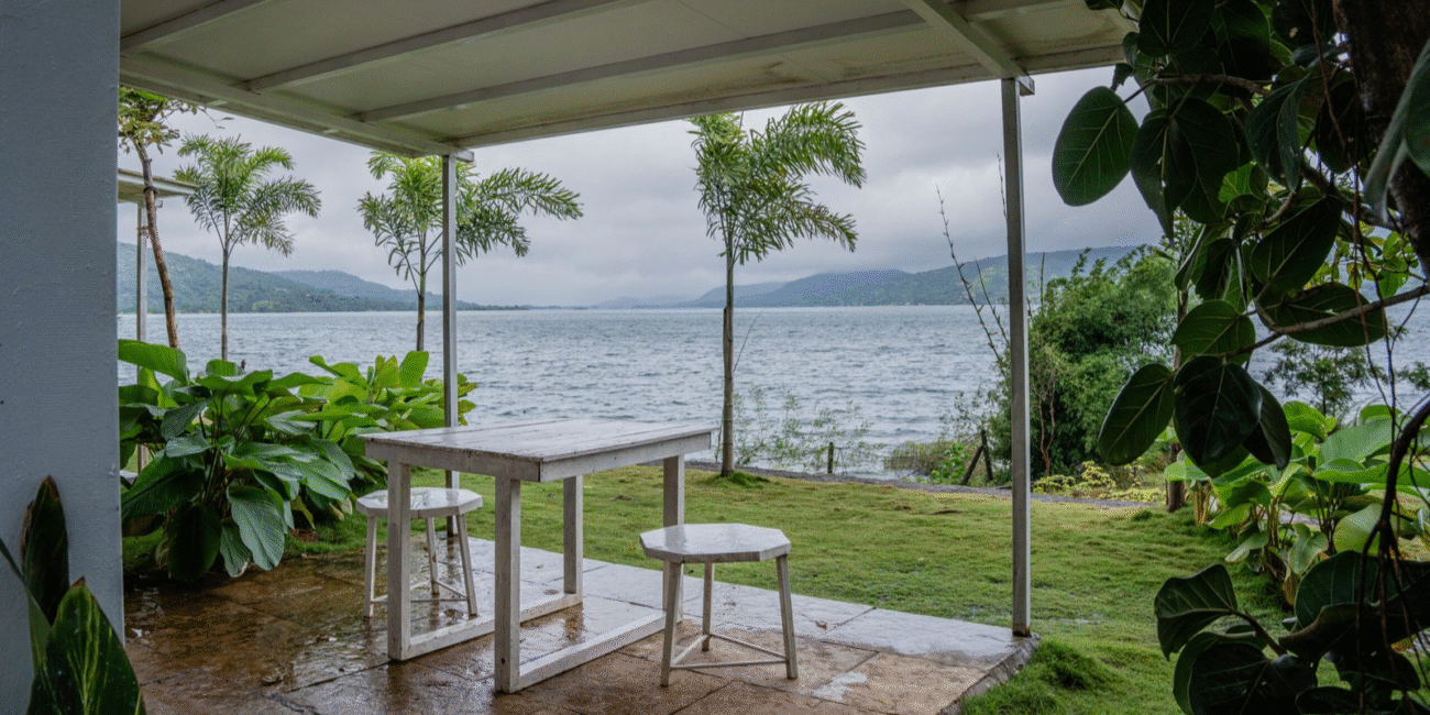 family villa near Pune with private pool and scenic views