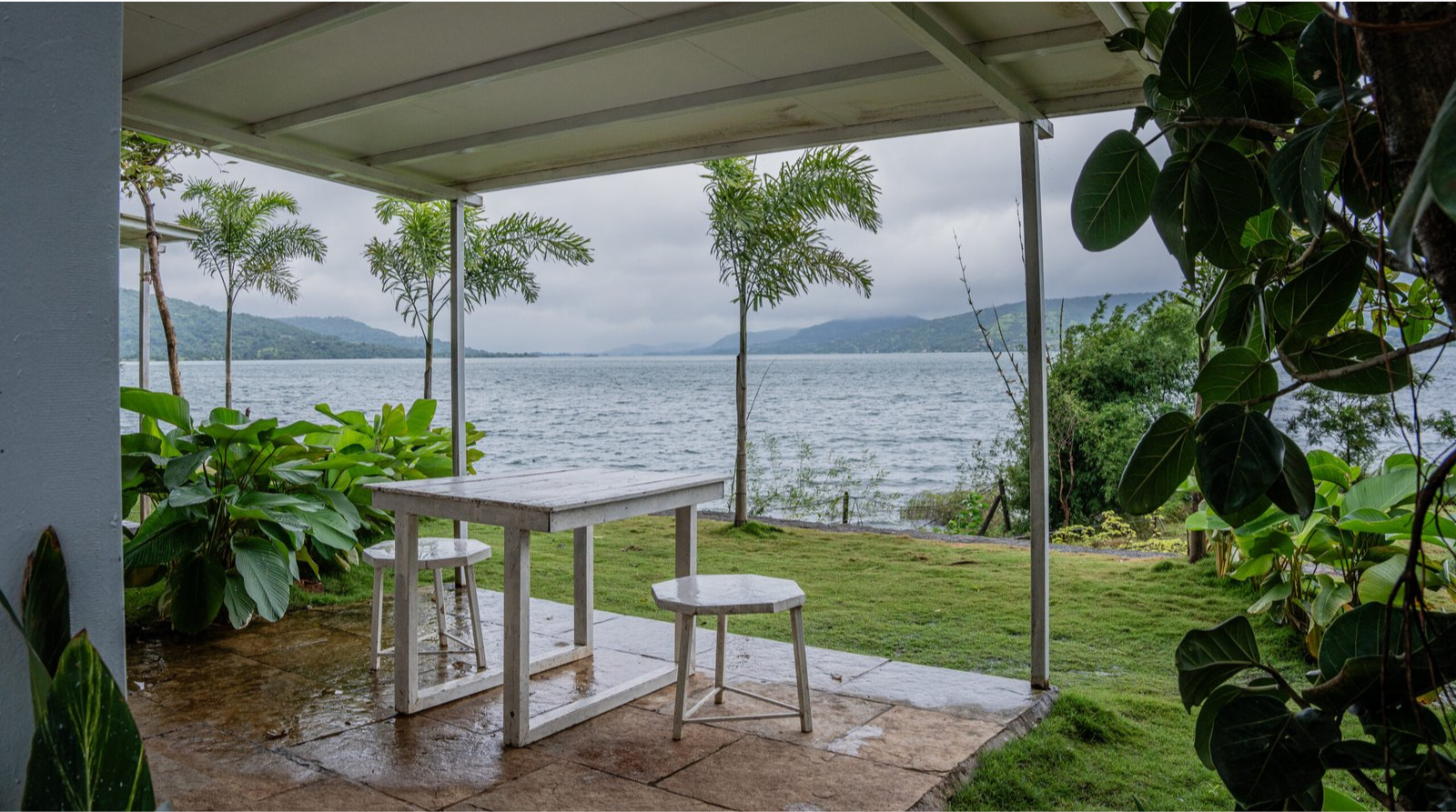 family villa near Pune with private pool and scenic views